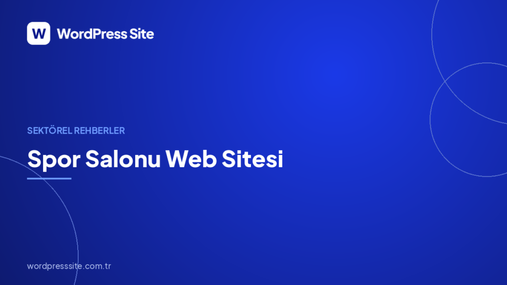 Spor Salonu Web Sitesi: Üyelik Değil, Deneme Dersi Satın